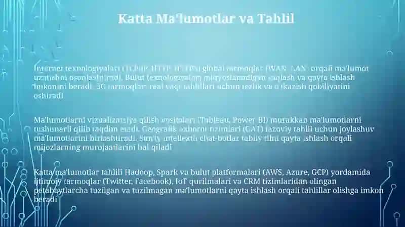 Internet texnologiyasi va uning imkoniyatlari 3