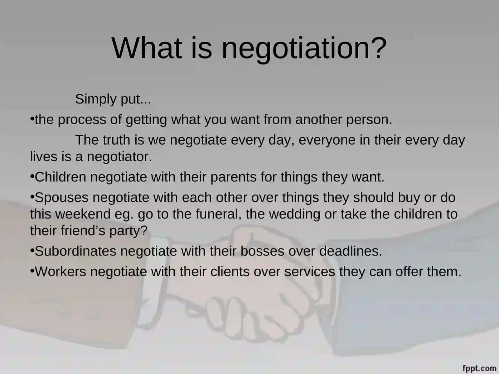 NEGOTIATION SKILLS 3