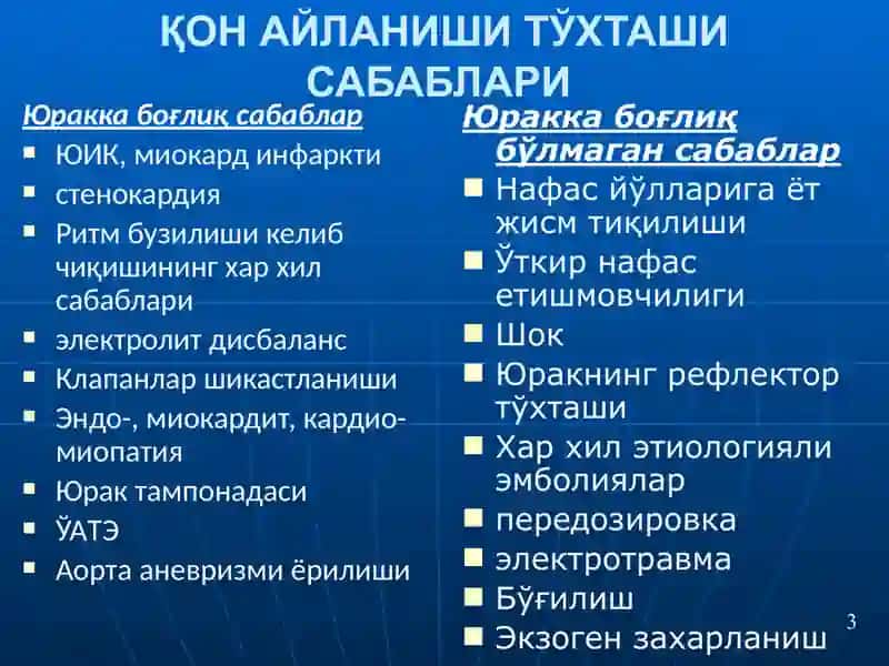 ЮРАК- ЎПКАРЕАНИМАЦИЯСИНИ ЎТКАЗИШ МУСТАҚИЛ ИШ 3