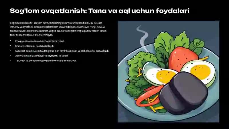 Sog'lom turmush tarzi 3