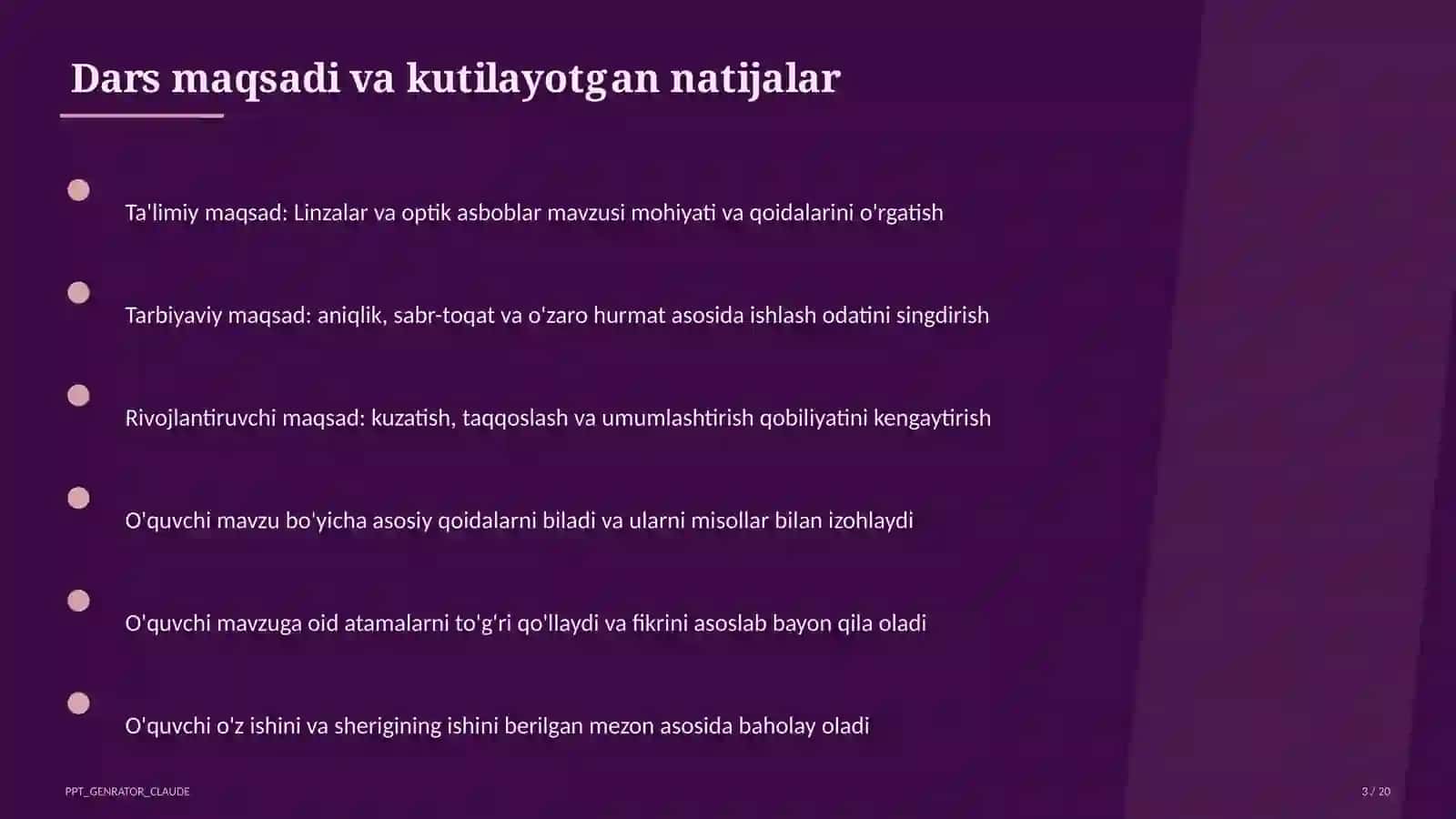 Linzalar va optik asboblar (11-sinf) 3