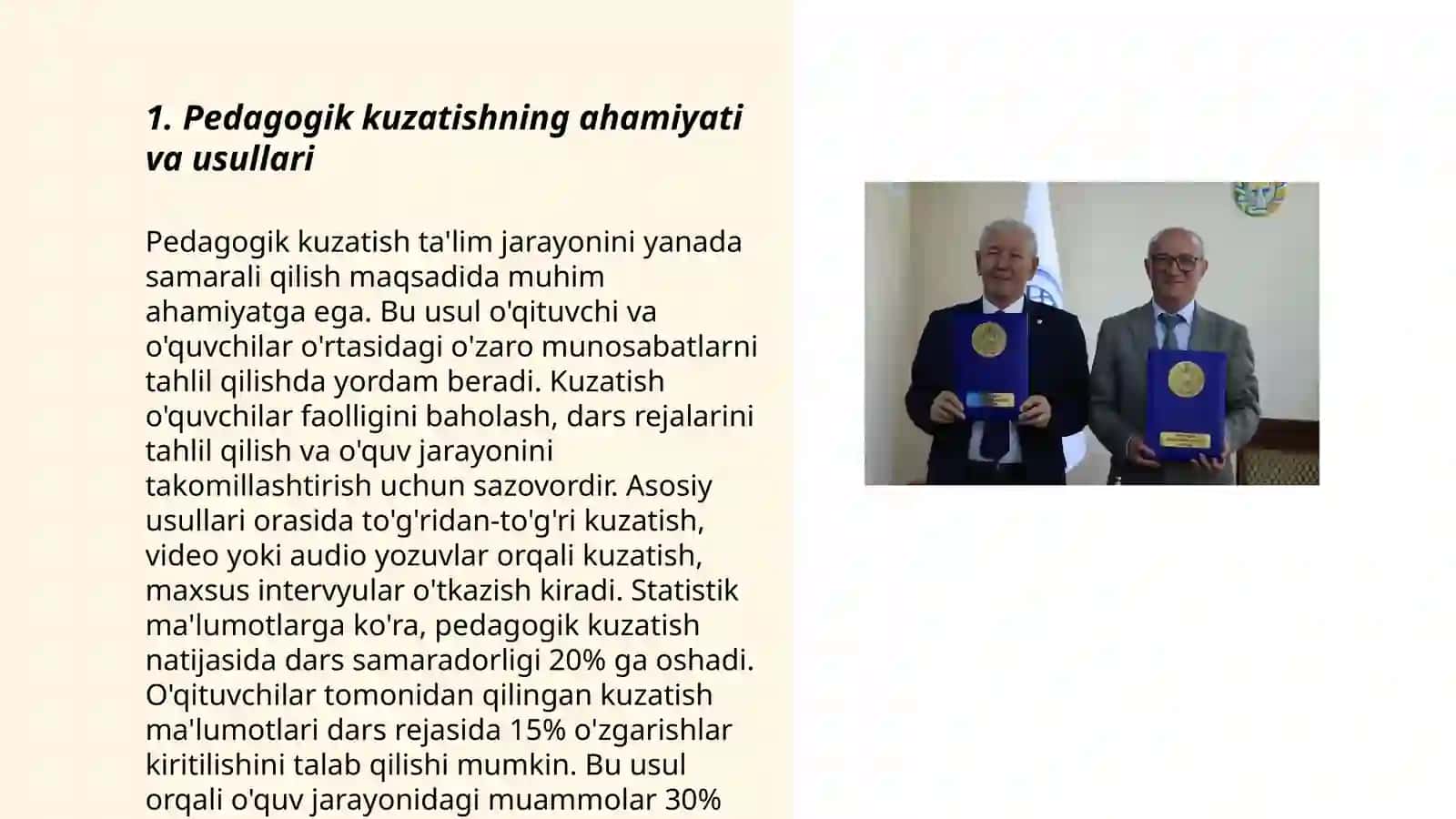 Pedagogik kuzatish ilmiy tadqiqot uslubiyati 3
