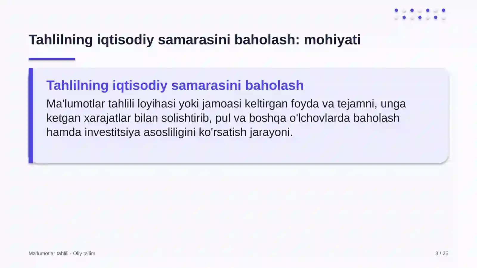 Beton zavodlarida ma'lumotlar tahlilining iqtisodiy samarasini baholash 3