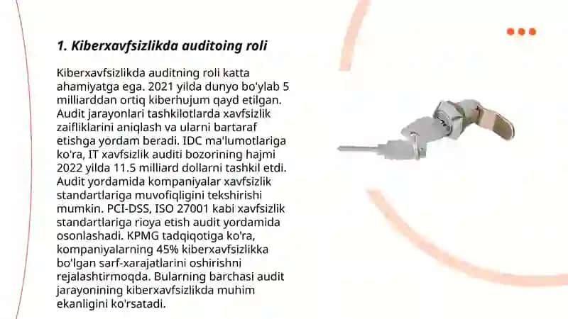 Auditning kiberxavfsizlikka ta’siri va nazorati 3