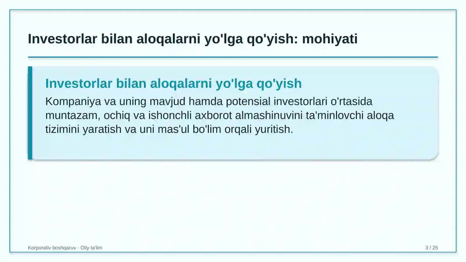 turoperatorlik kompaniyalarida investorlar bilan aloqalarni yo'lga qo'yish 8731 3