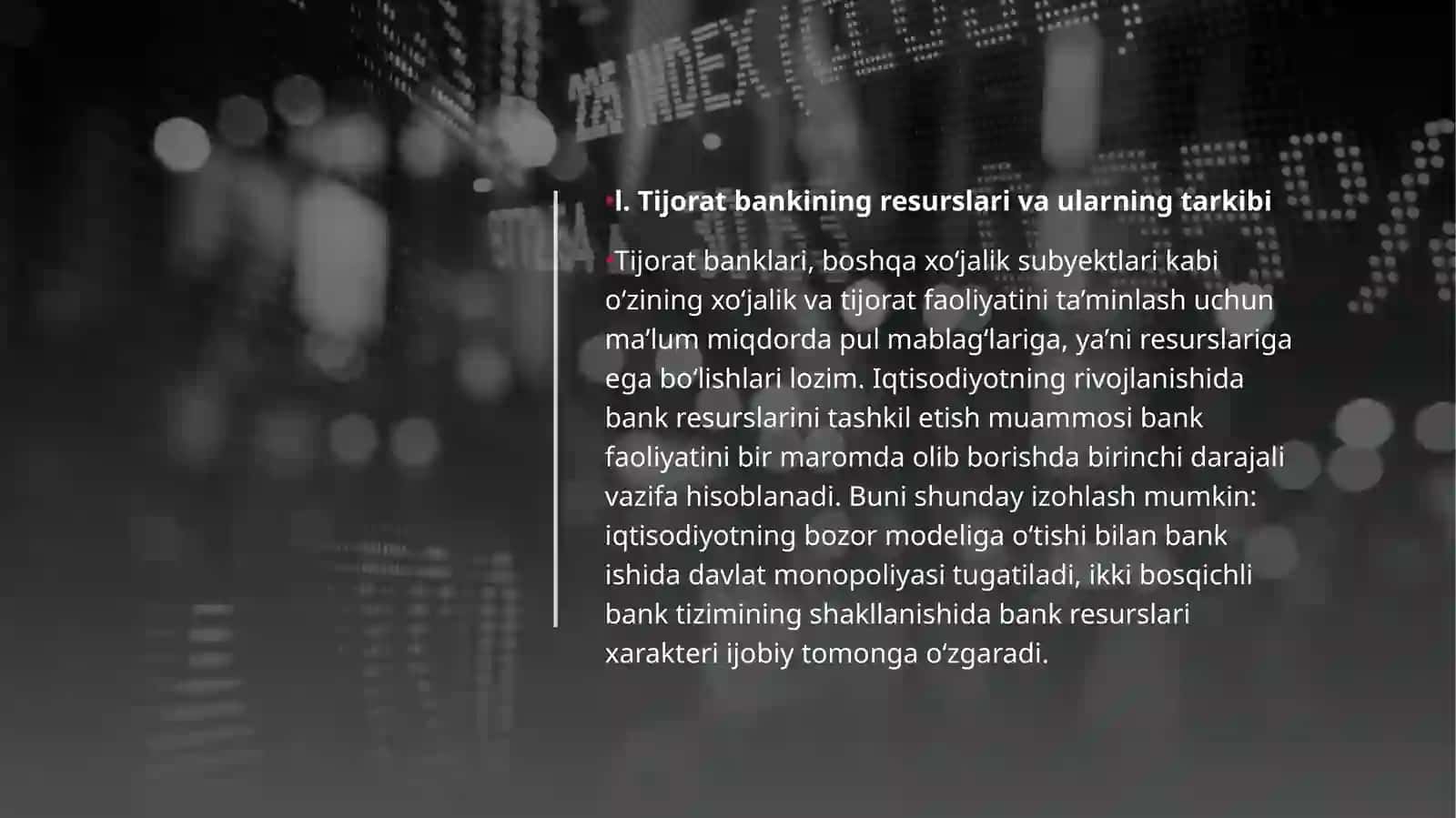 Tijorat Banklari va ularning operatsiyalari 3