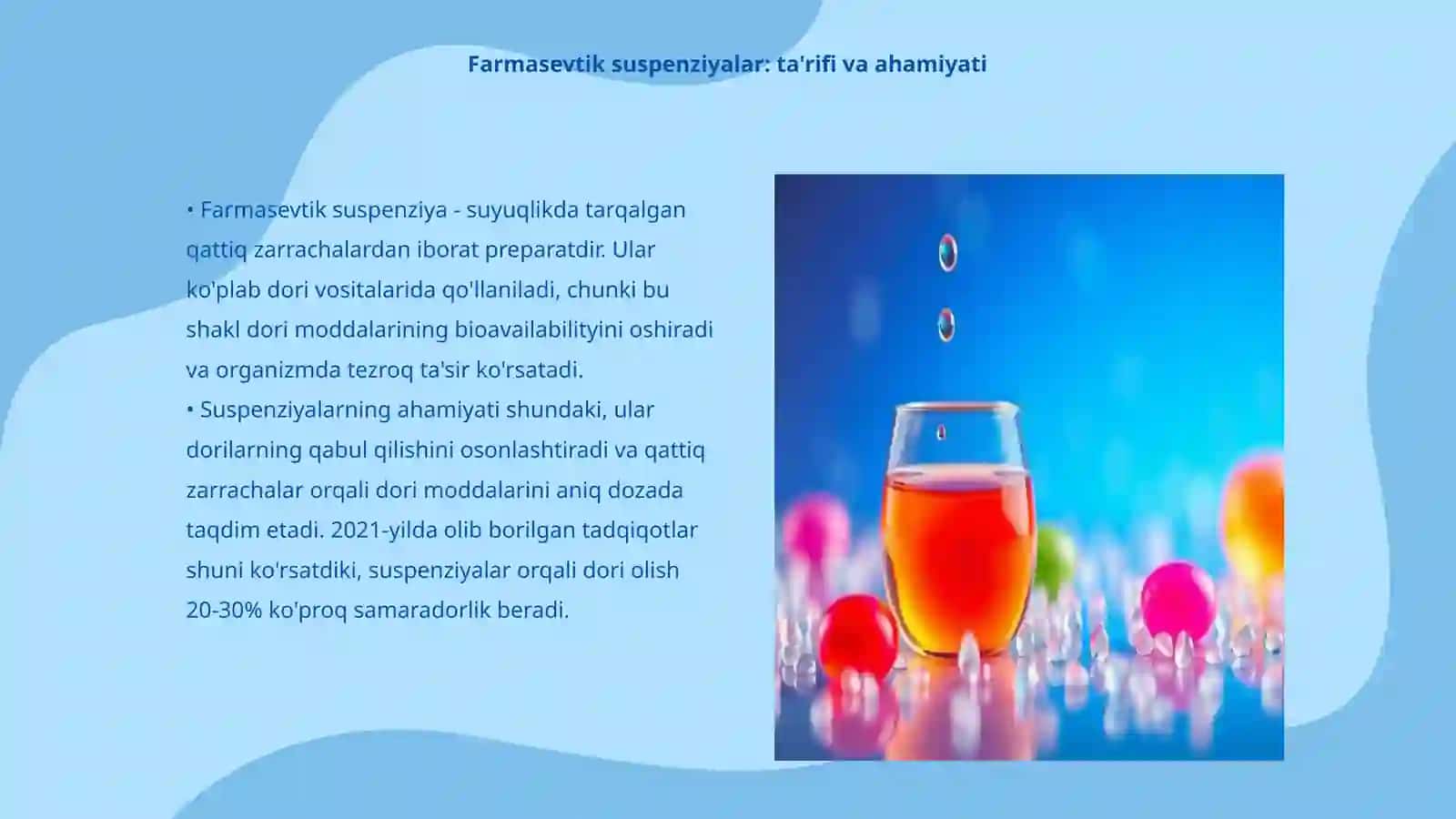 Farmasevtik suspenziyalar va emulsiyalar 3