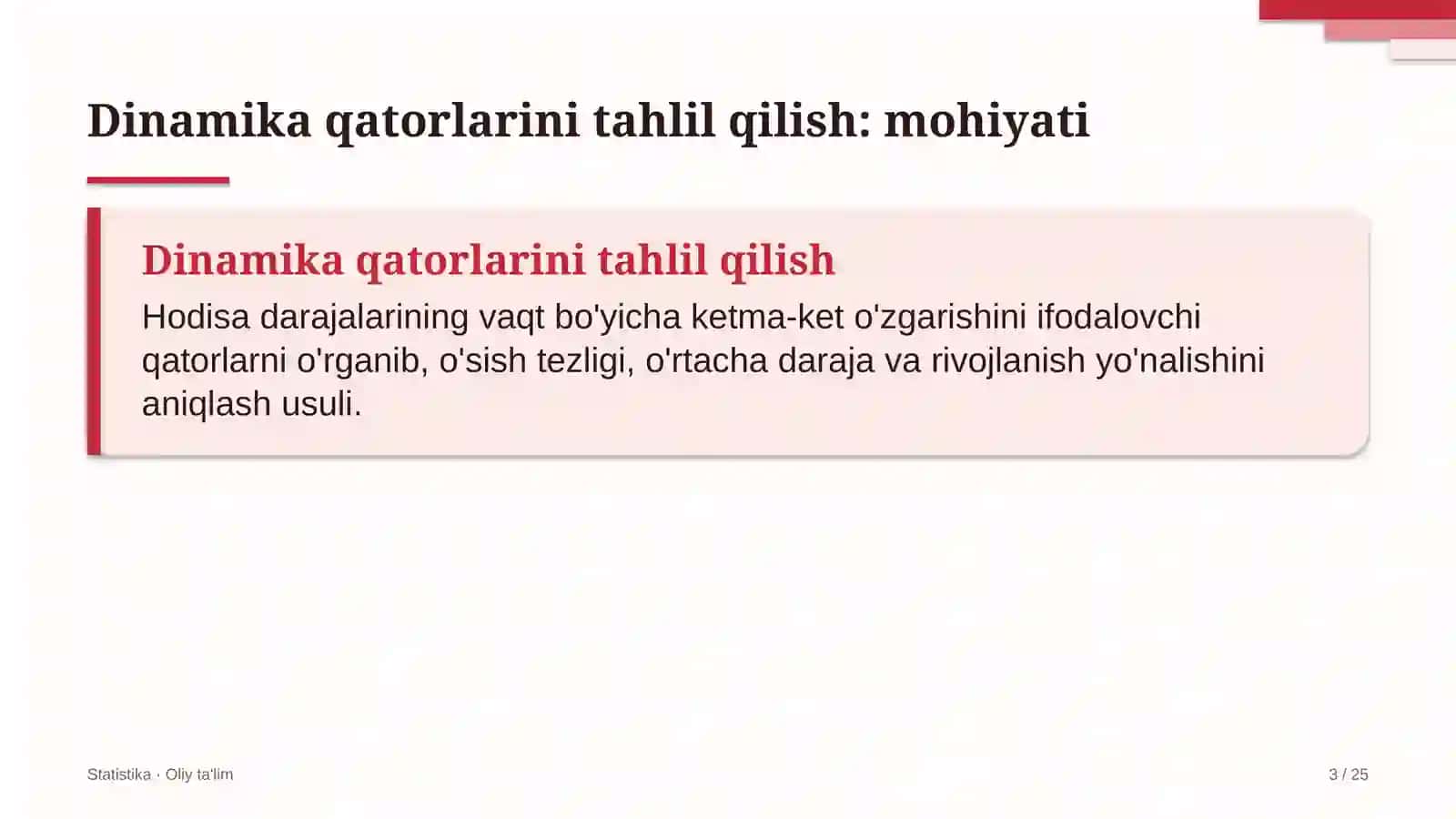 paxtachilikda dinamika qatorlarini tahlil qilish 6435 3