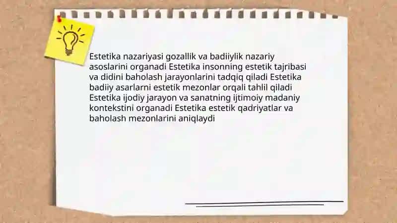 Estetika 3
