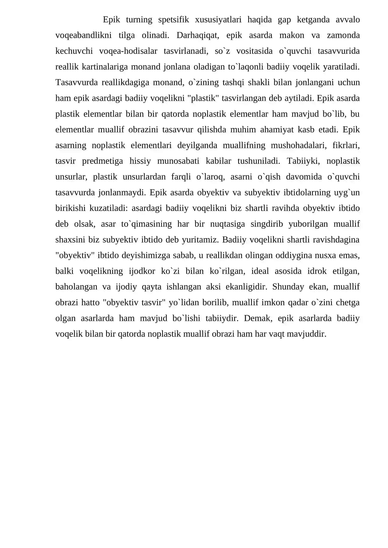 Epik tur va uning janrlari 3