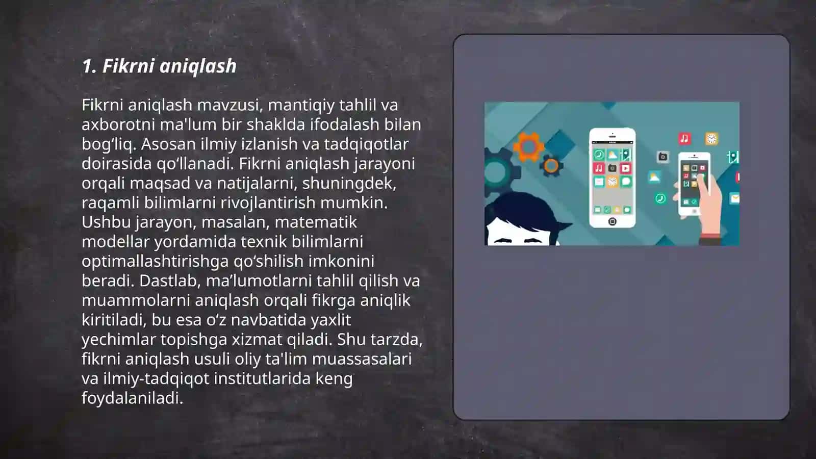Fikrni aniqlash 3