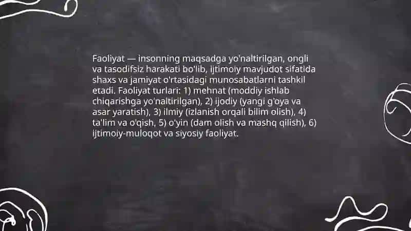 Faoliyat 3