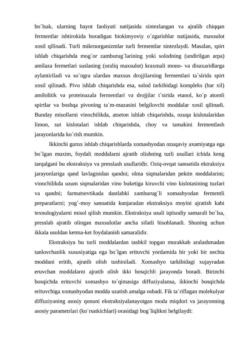 Oziq-ovqat texnologiyalari 3
