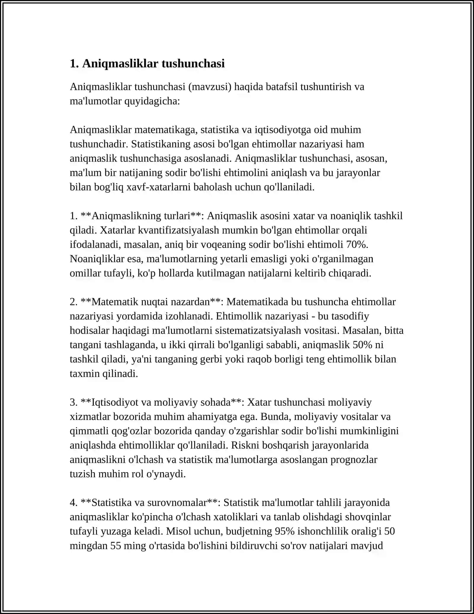 ANIQMASLIKLAR VA ULARNI OCHISH 3