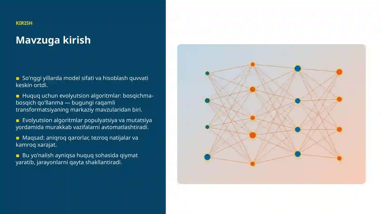 Huquq uchun evolyutsion algoritmlar: bosqichma-bosqich qo'llanma 3