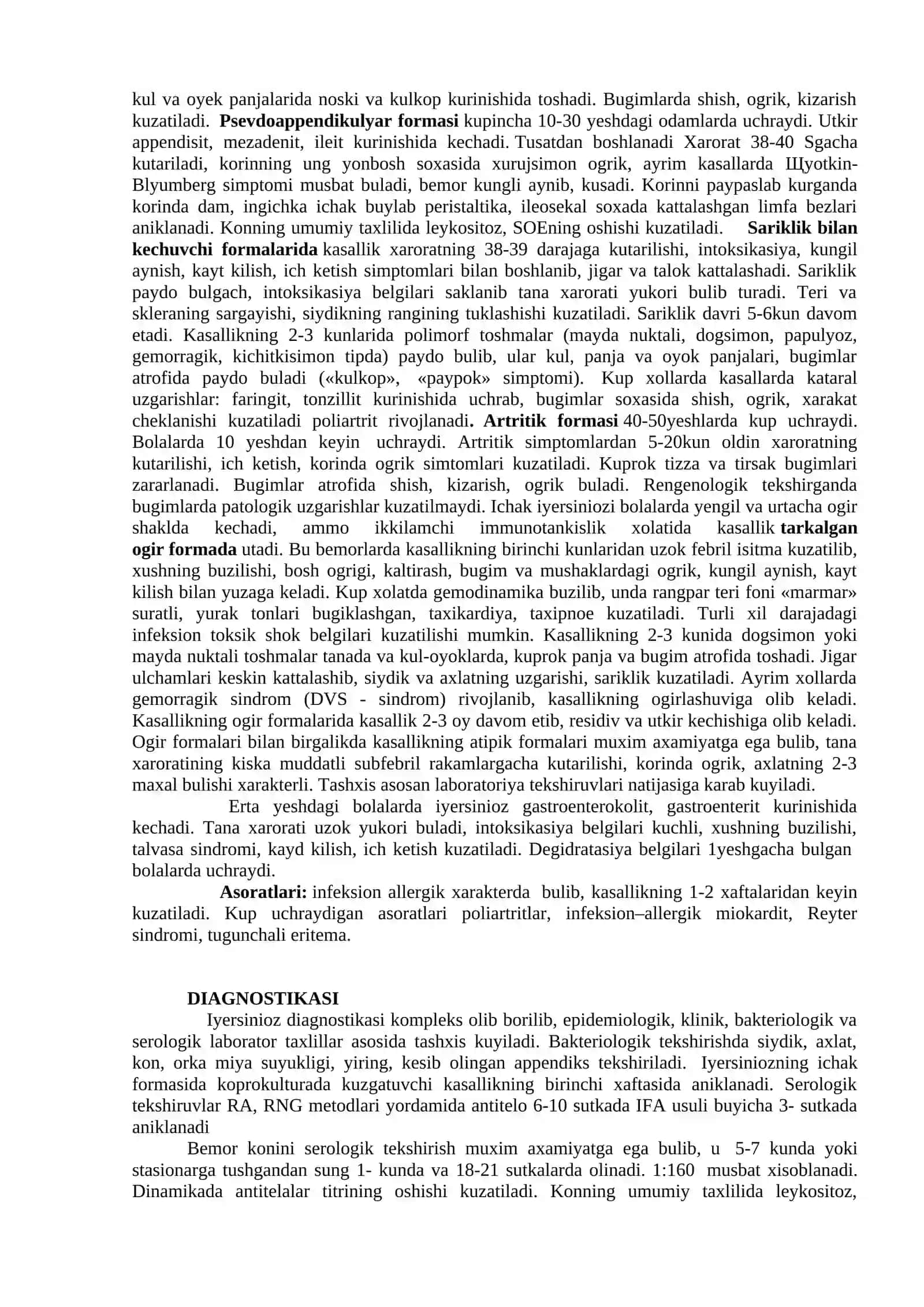 IERSINIOZLAR (Iyersen syndrome) 3
