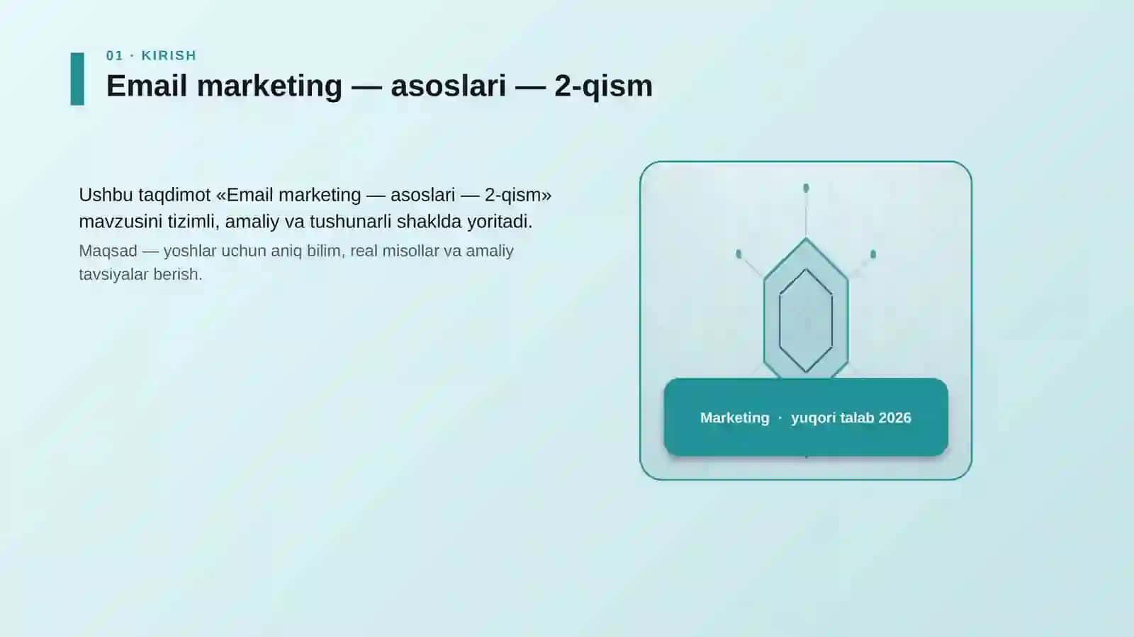 Email marketing — asoslari — 2-qism 3