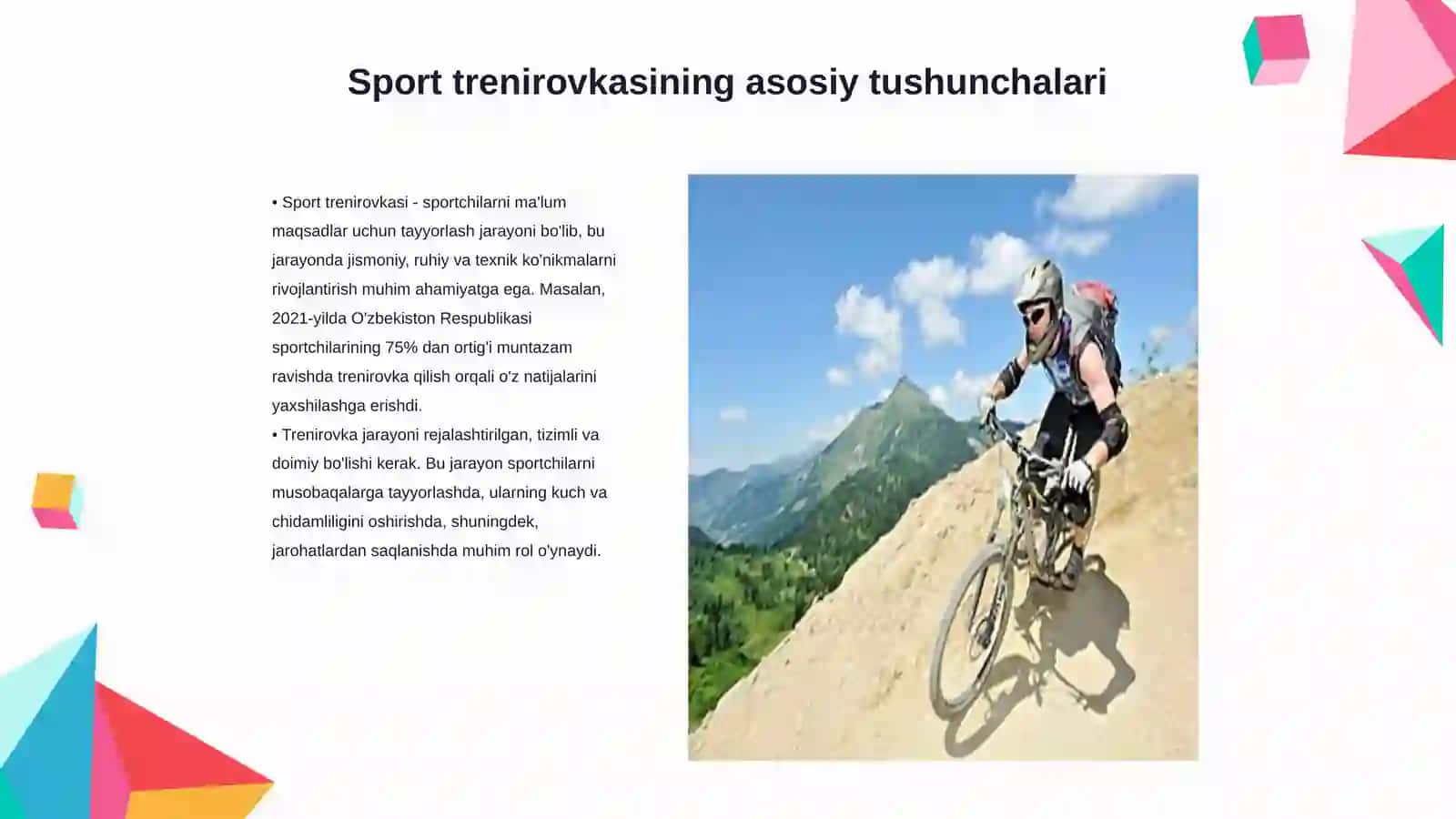 Sport trenirovkasining vositalari va metodlari 3
