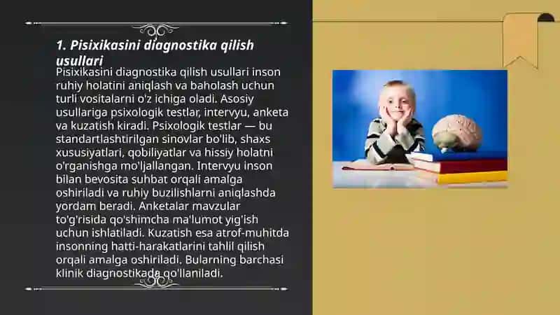 Bola pisixikasini organish metodlari 3