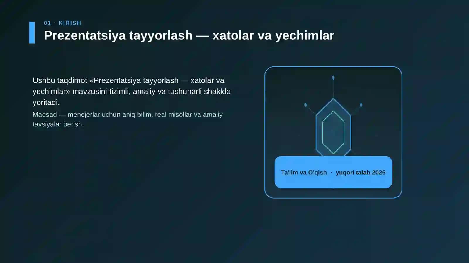 Prezentatsiya tayyorlash - xatolar va yechimlar 3