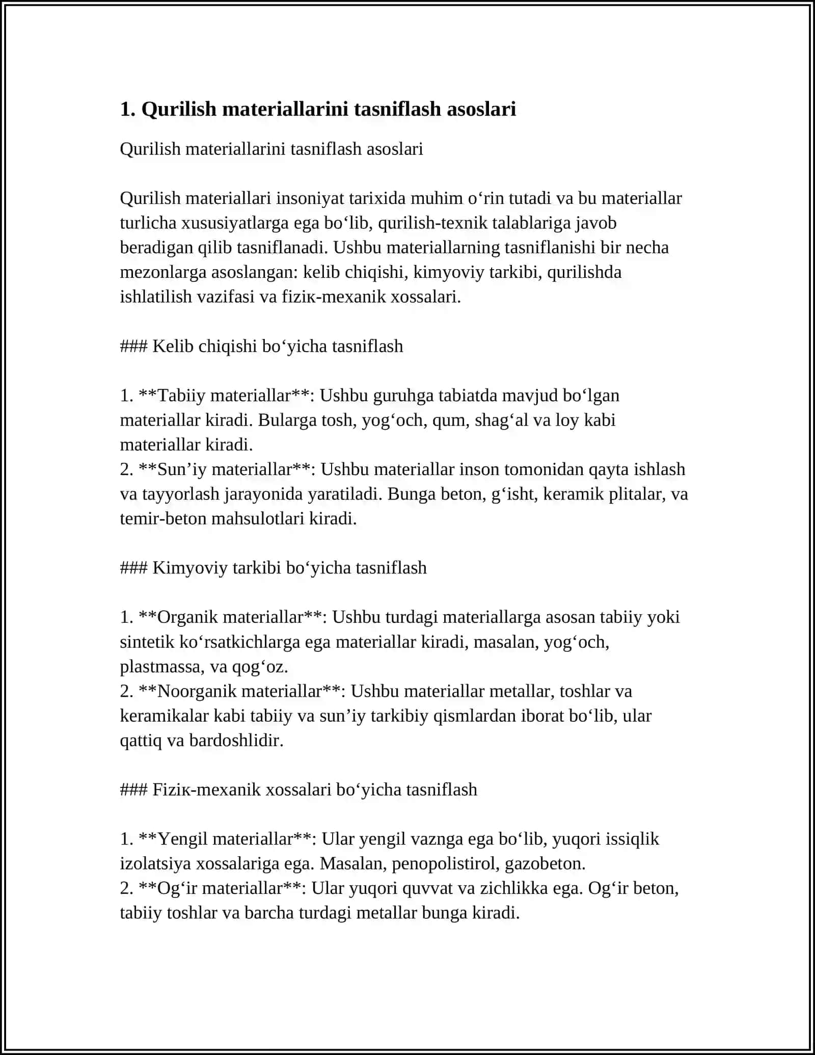 QURULISH QORISHMALARI KLASIFIKATSIYASI 3