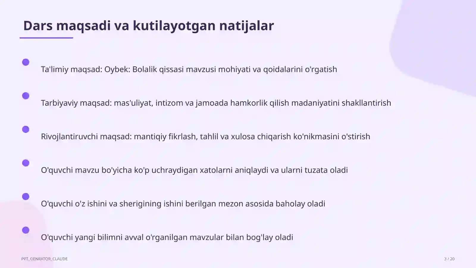 Oybek: Bolalik qissasi (6-sinf) 3