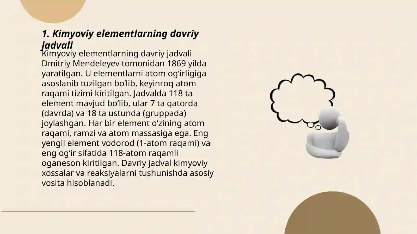 Kimyoviy elementlarning davriy jadvali 3
