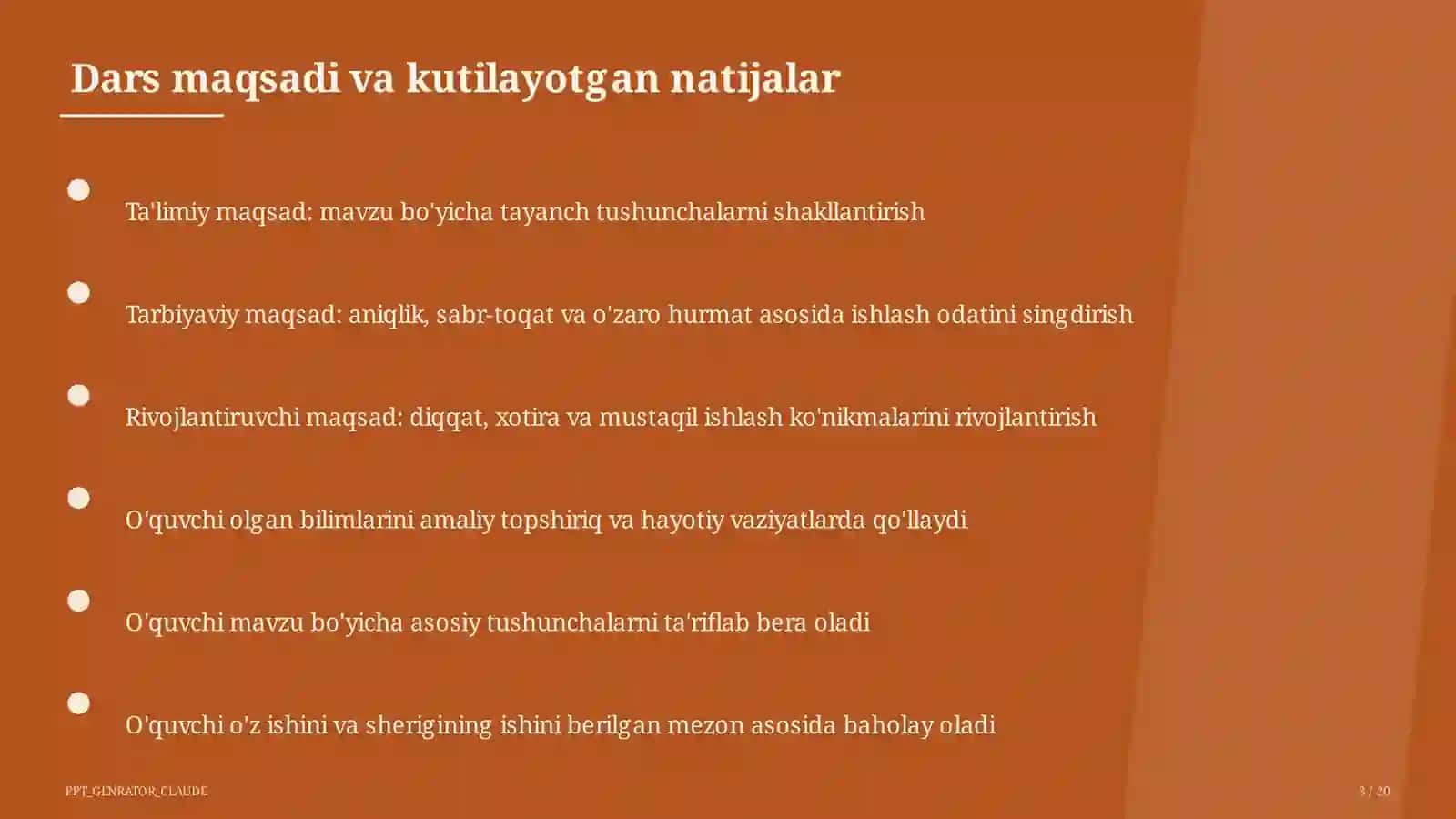 Rus tilida bir bosh bo'lakli gaplar (8-sinf) 3