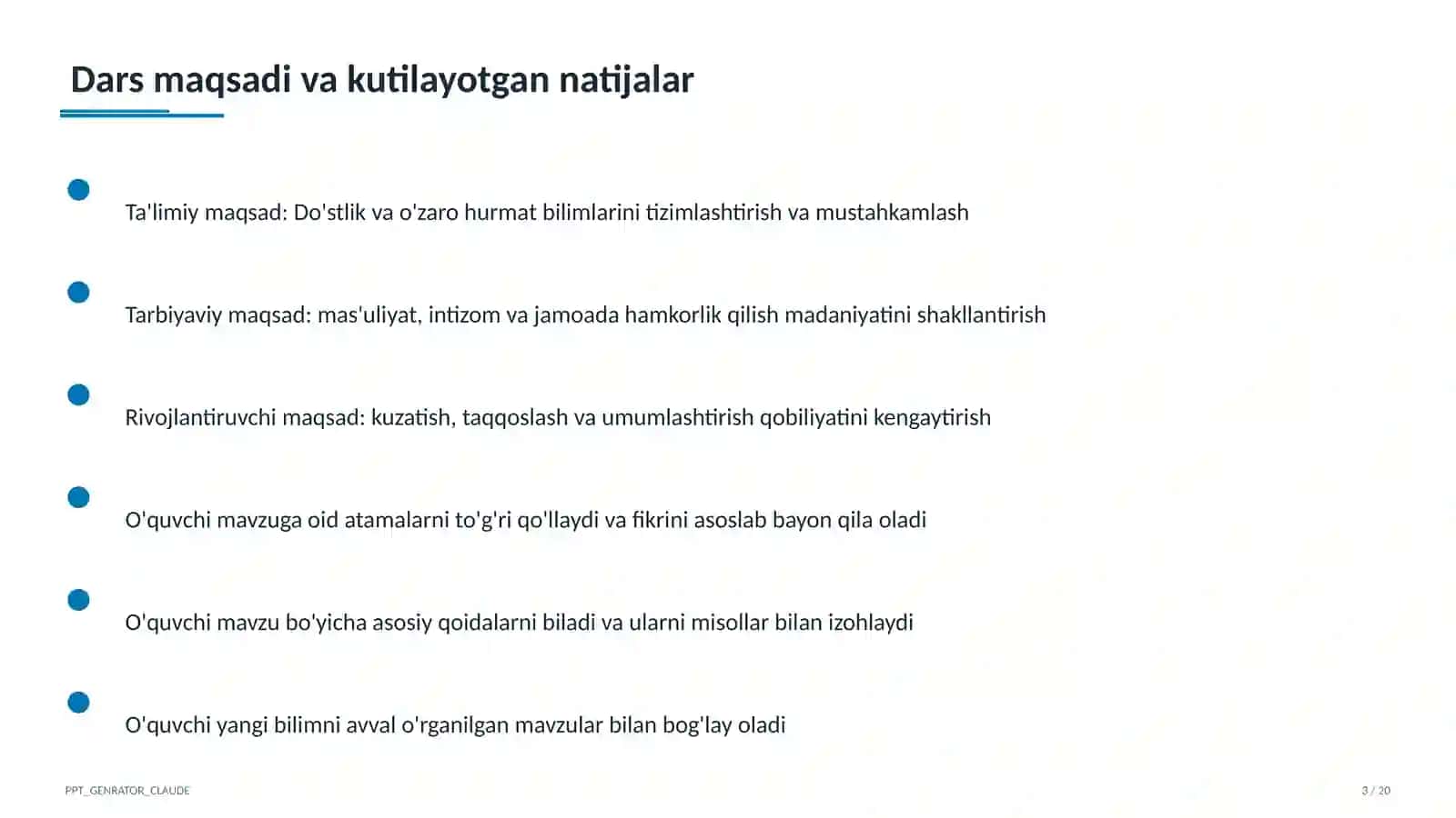 Sinf soati va tarbiyaviy tadbirlar 3