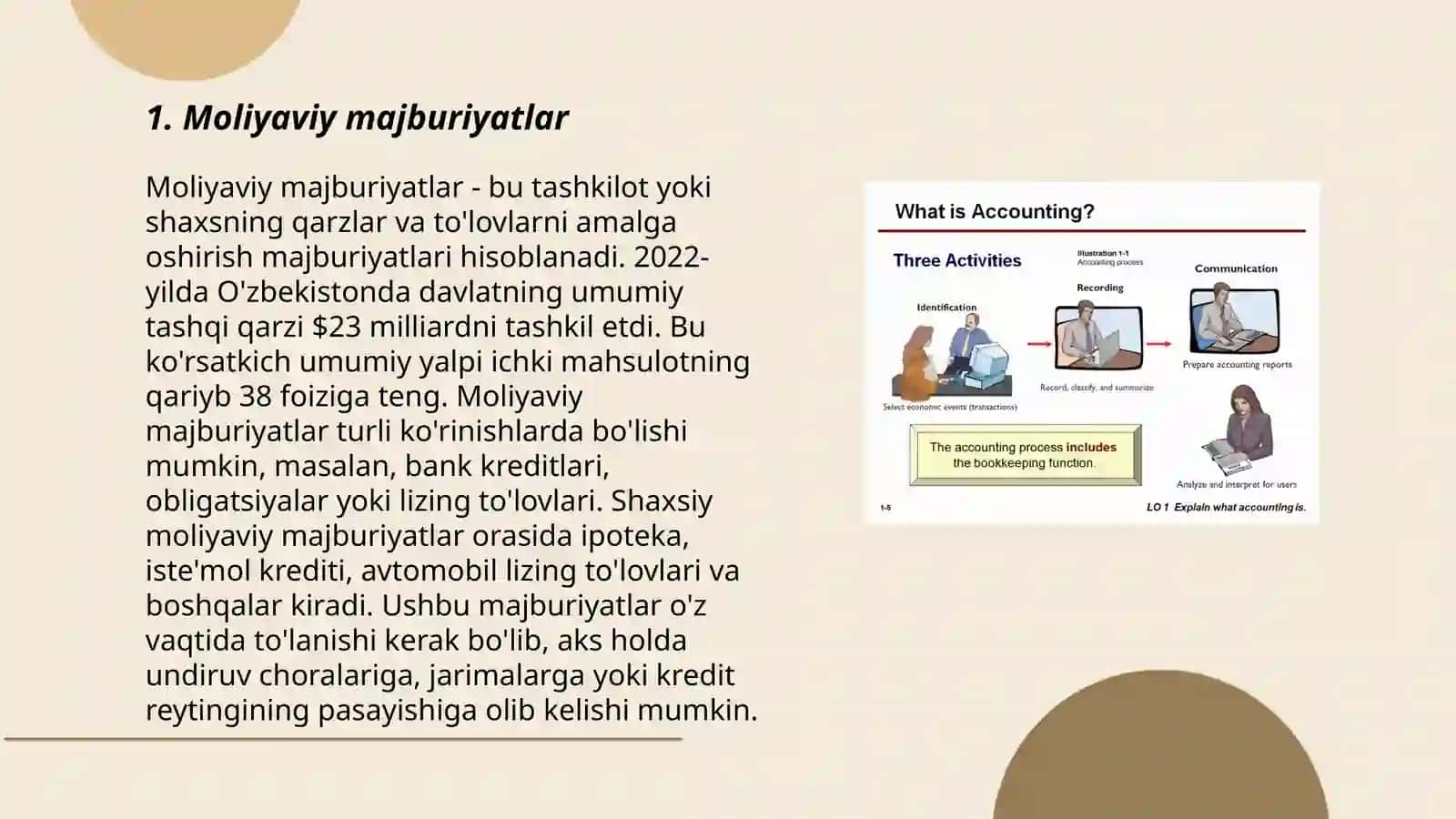 Majburiyatlar hisobi 3