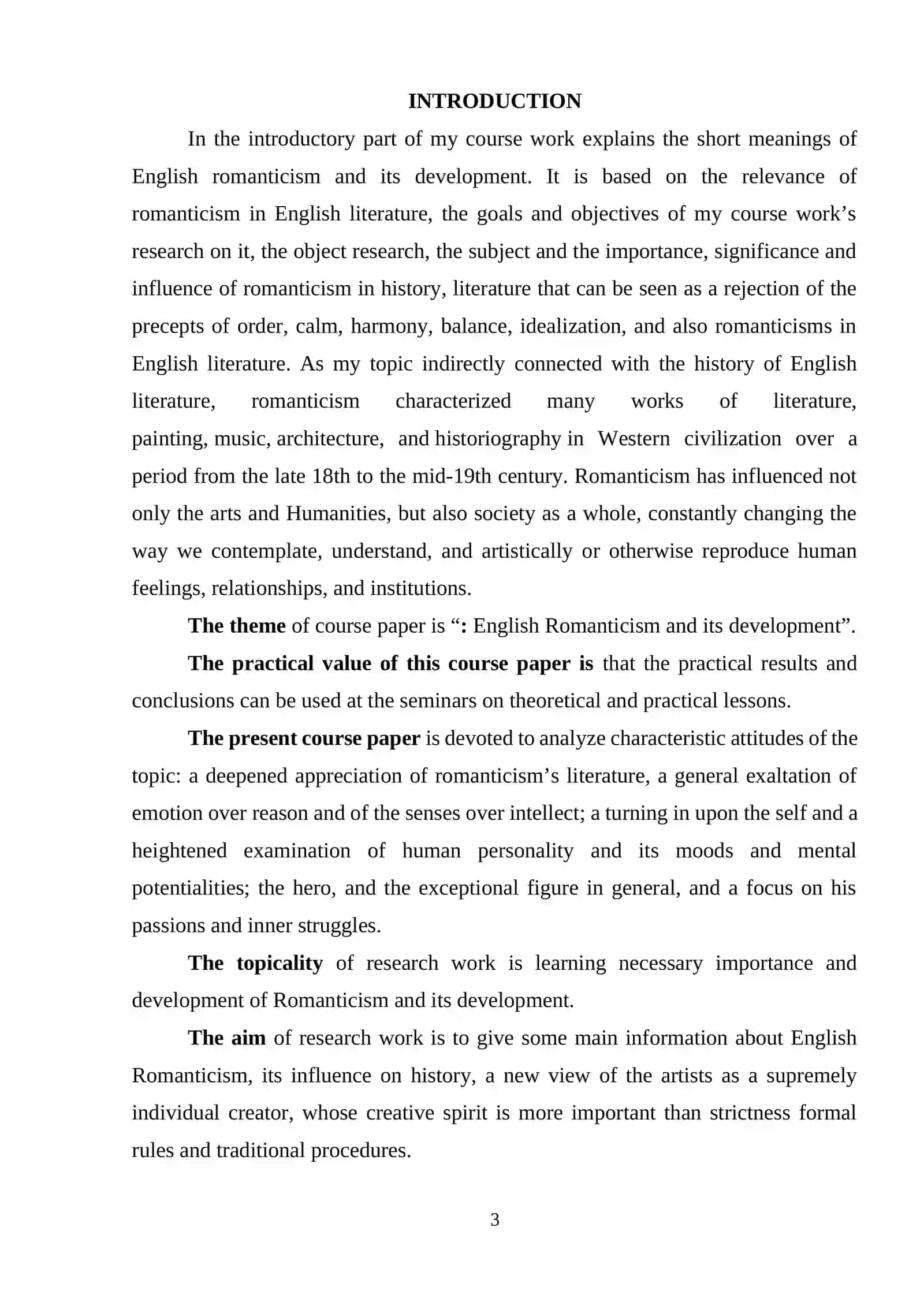 Course Paper on Romanticism Movement in England 3
