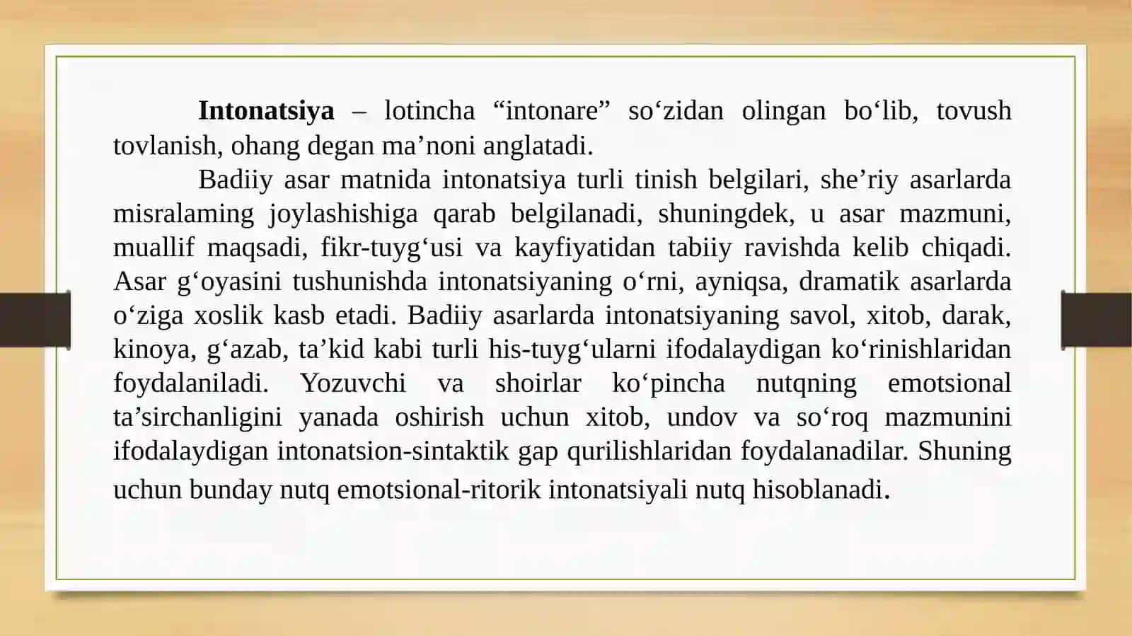 Intonatsiya, temp – ifodali o‘qishning asosiy vositalari 3