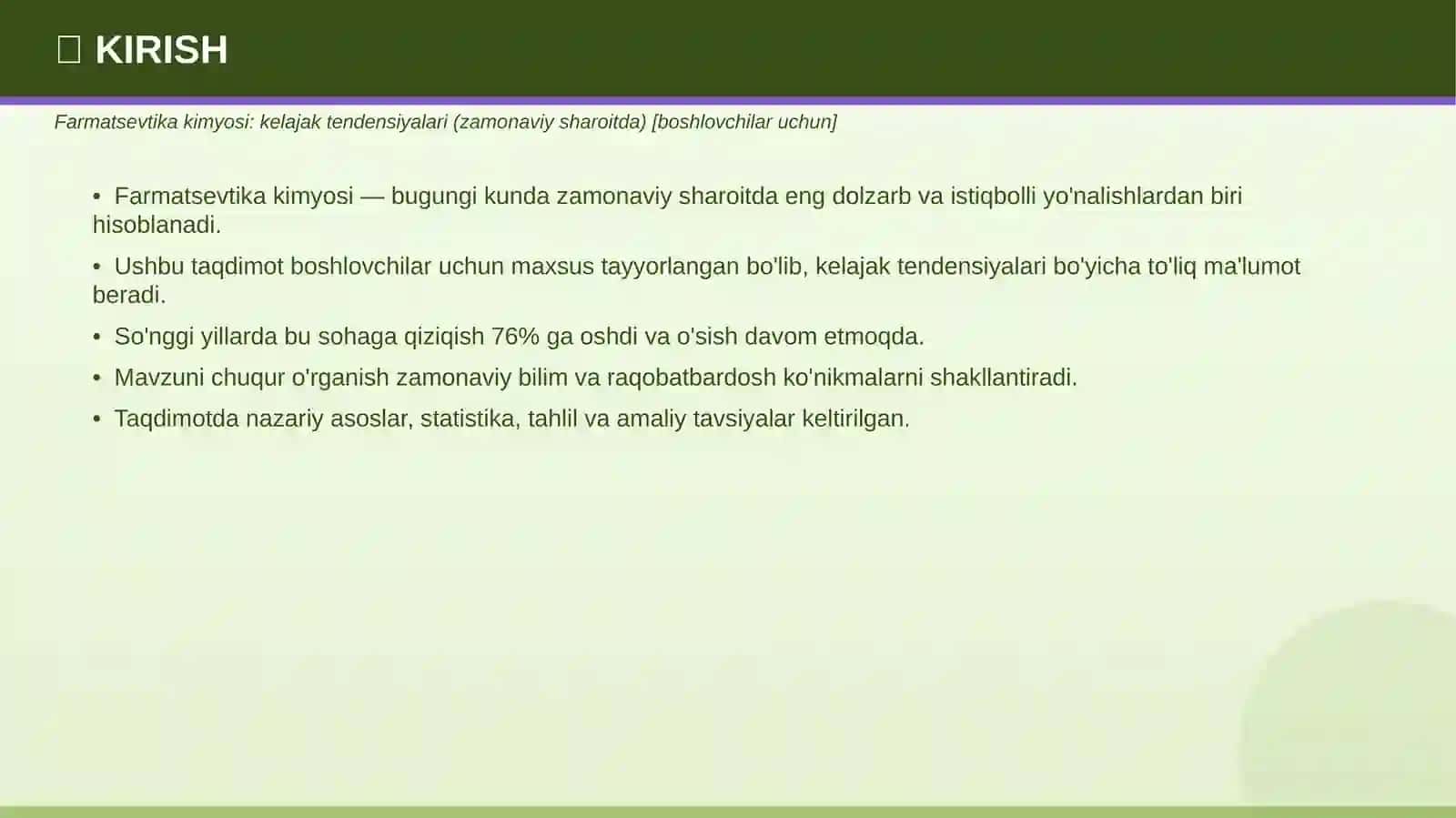 FARMATSEVTIKA KIMYOSI 3