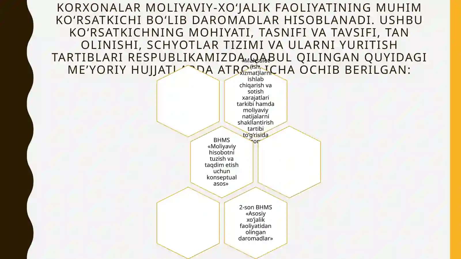 Korxona daromadlarining hisobi 3