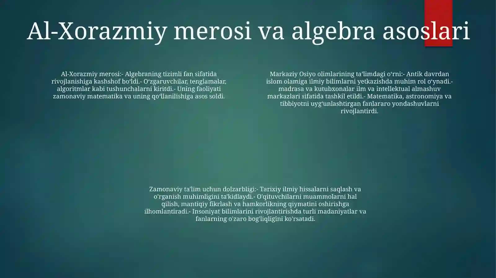 Yuksak Manaviyatli Yoshlarni Tarbiyalashda Òrta Osiyo Àllomalari IlmiyMerosi 3
