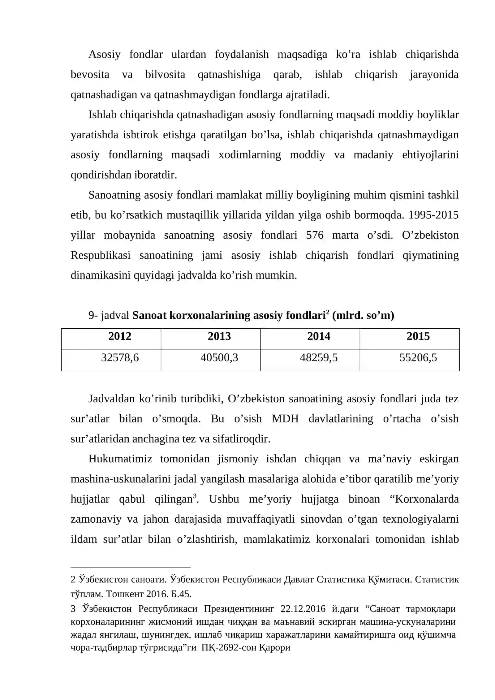 O'zbekistonda sanoat ishlab chiqarish taraqqiyoti va istiqbollari 3