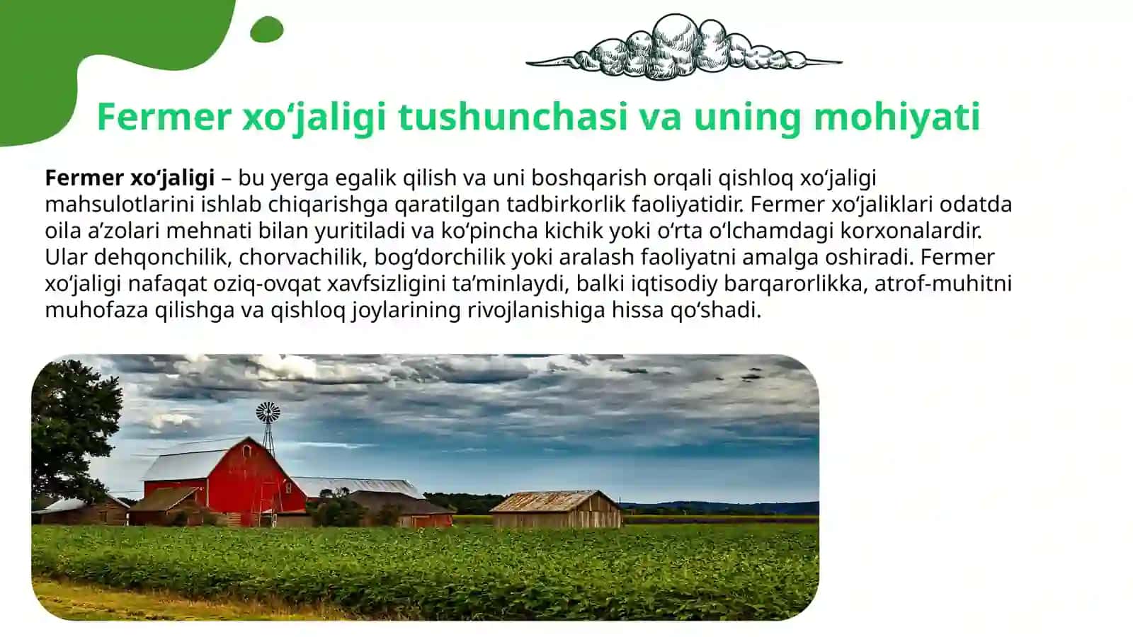 Fermer xo'jaligi 3