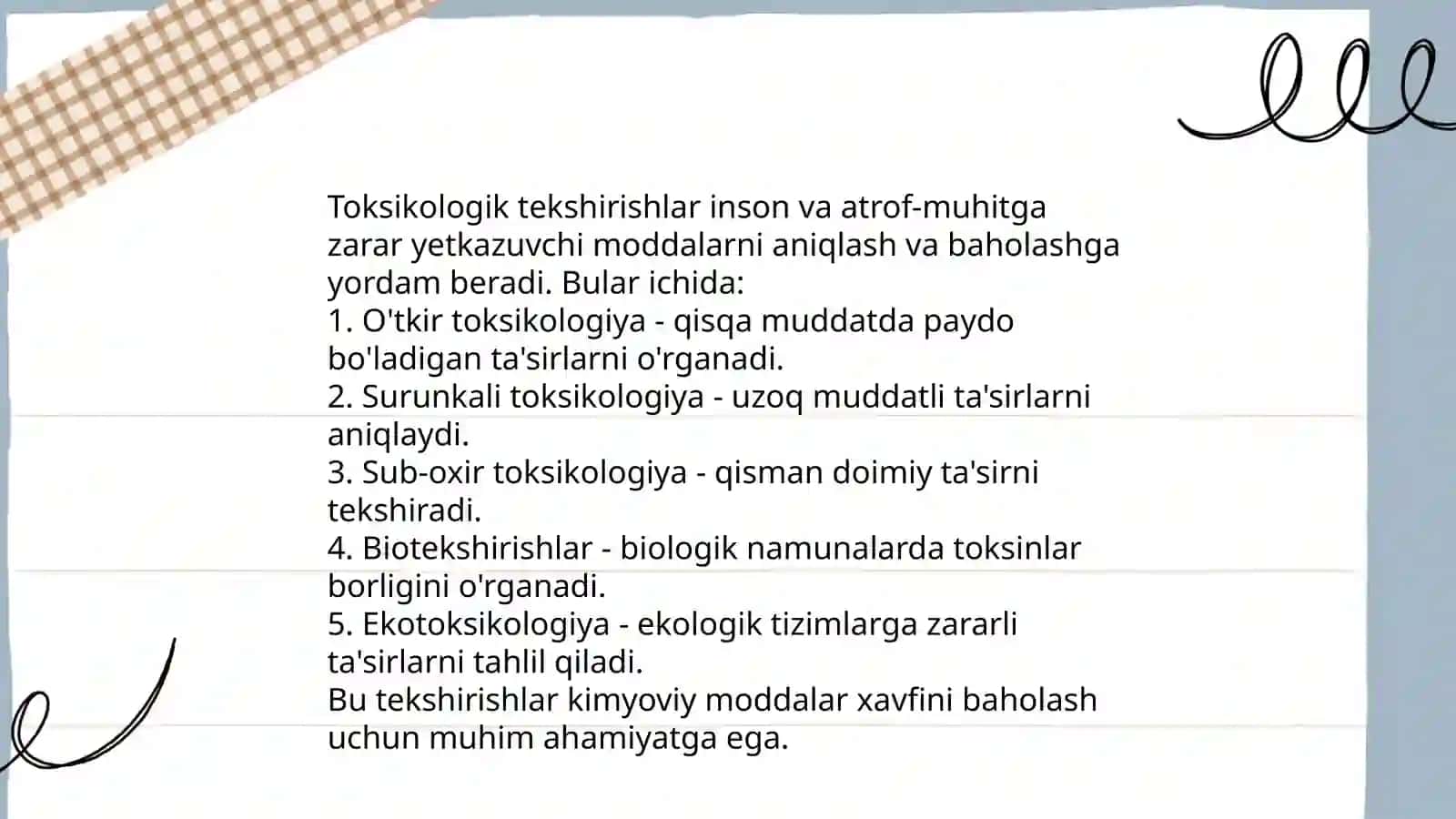 Toksikologik tekshirishlarning metodologik asoslari 3