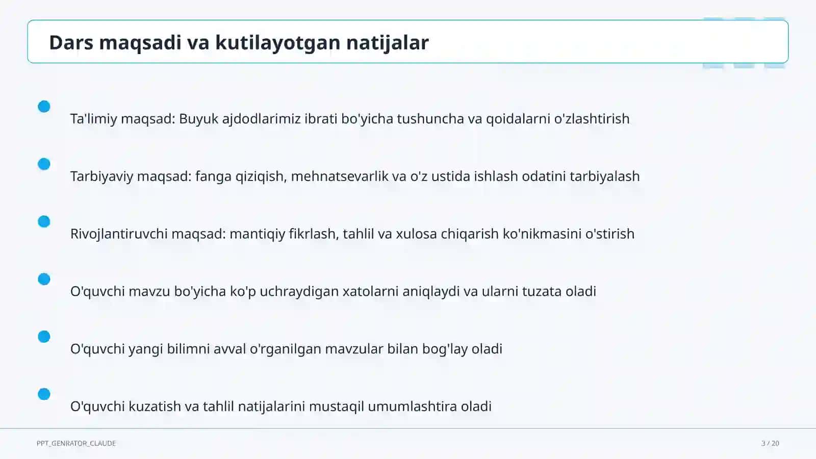 Buyuk ajdodlarimiz ibrati (6-sinf) 3