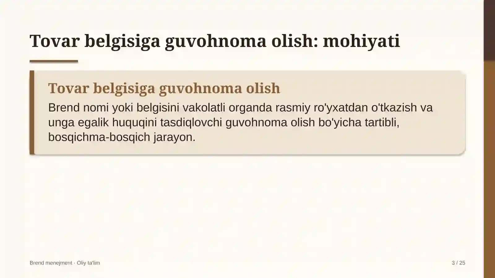elektr energiyasi bozorida tovar belgisiga guvohnoma olish 6741 3