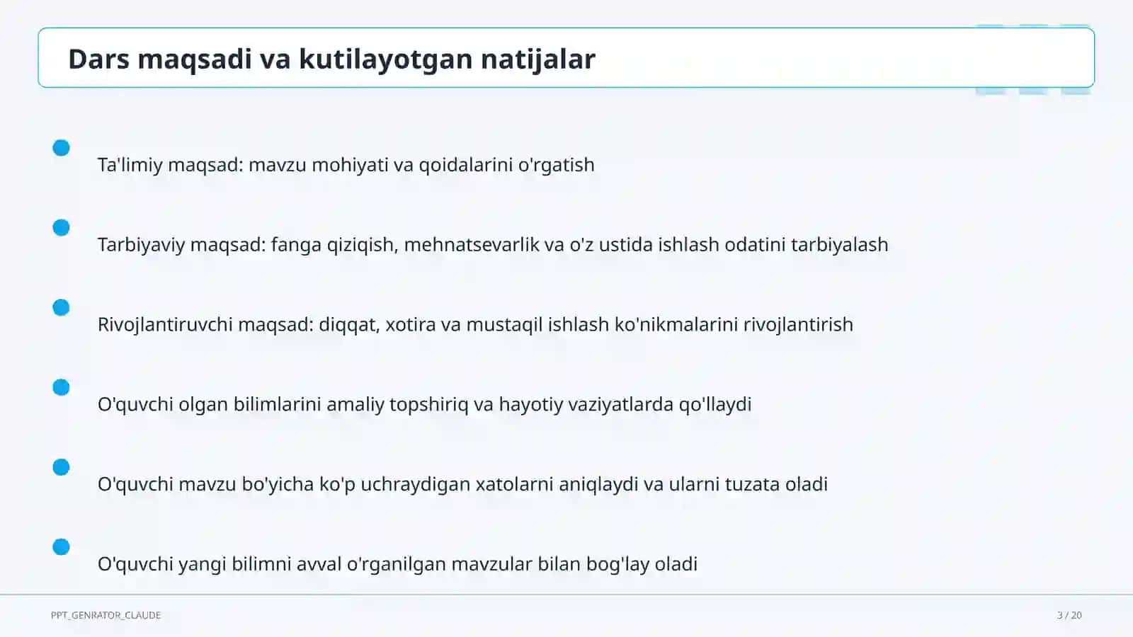 Ko'pburchaklar va parallelogramm (8-sinf) 3