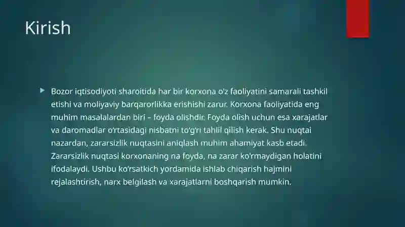 Boshqaruv hisobi fanidam 3