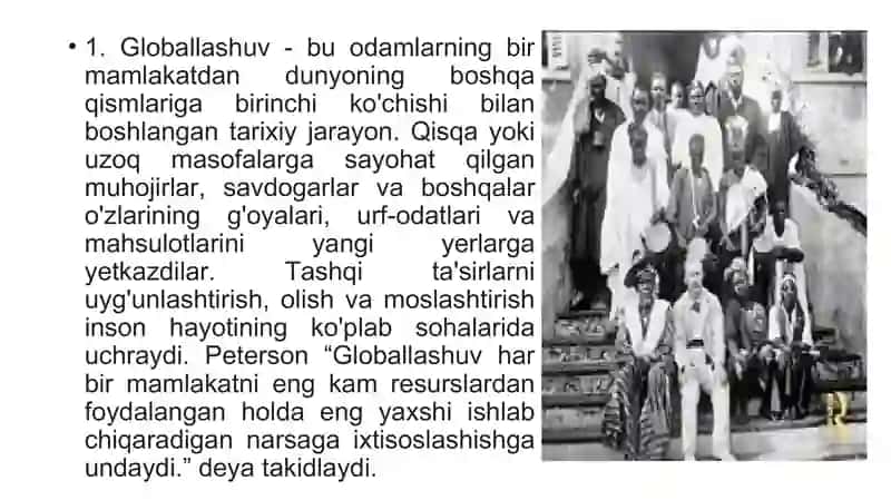 Globallashuv jarayonlarining yuzaga kelishi va unda xalqaro tashkilotlarning o’rni 3