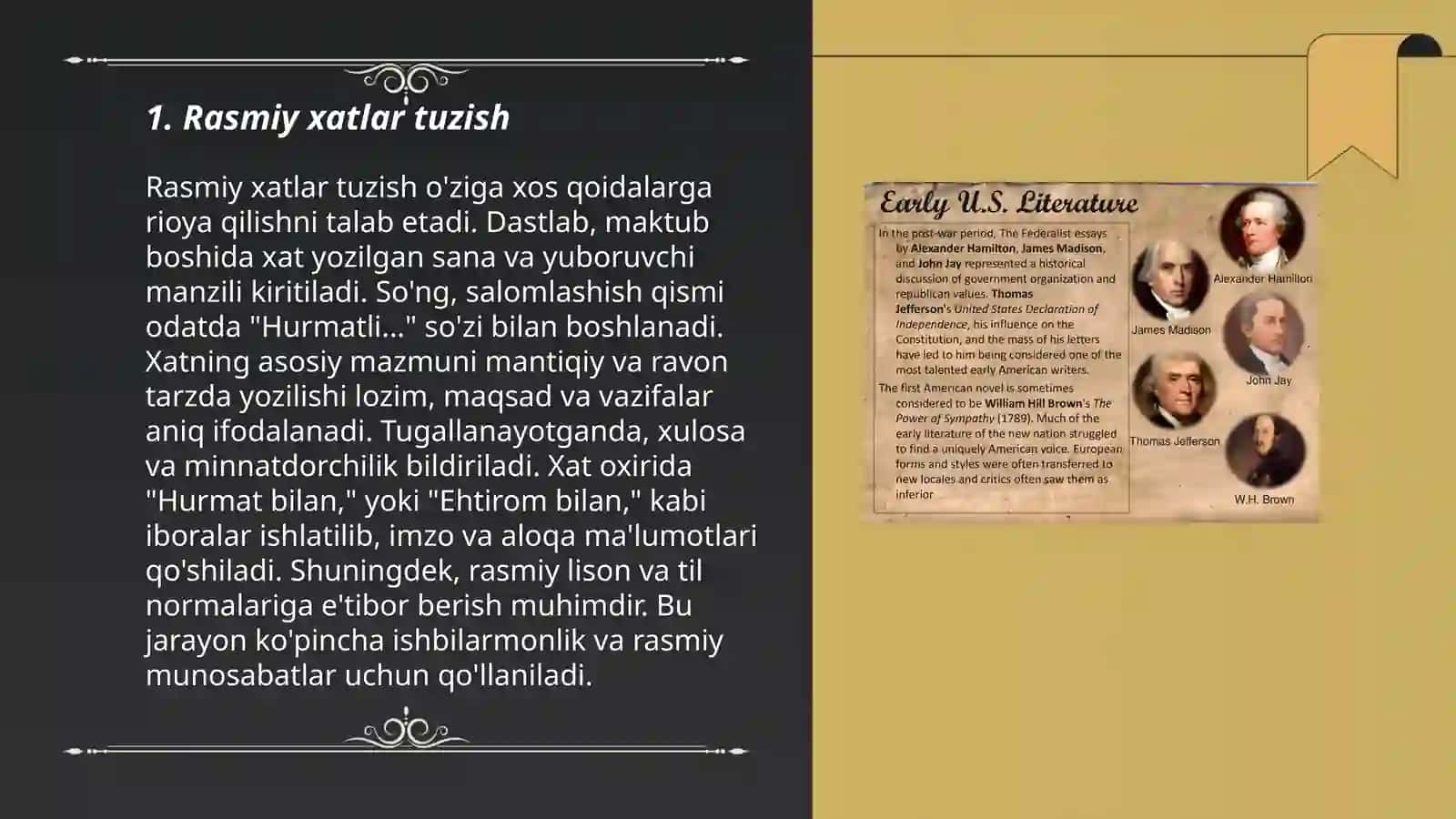 Ish yuritish terminologiyasi 3