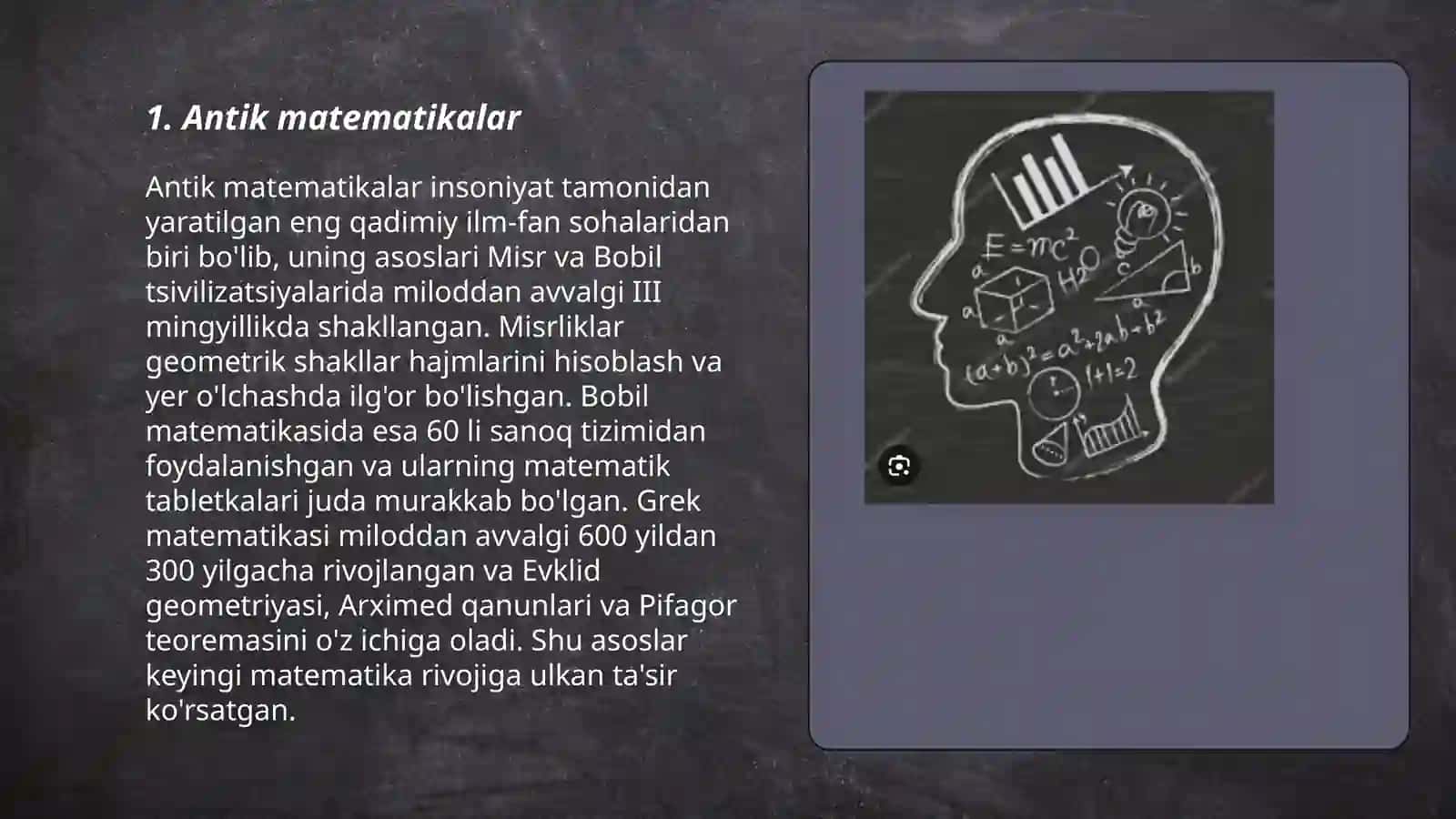Antik matematikalar 3