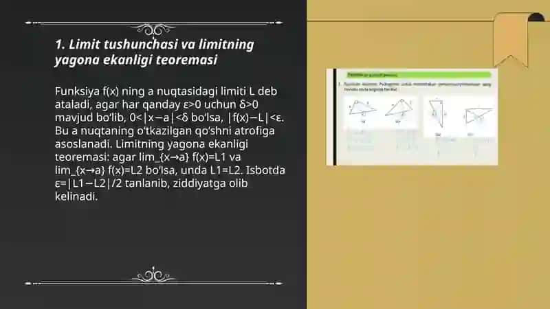 Limit teremalar 3