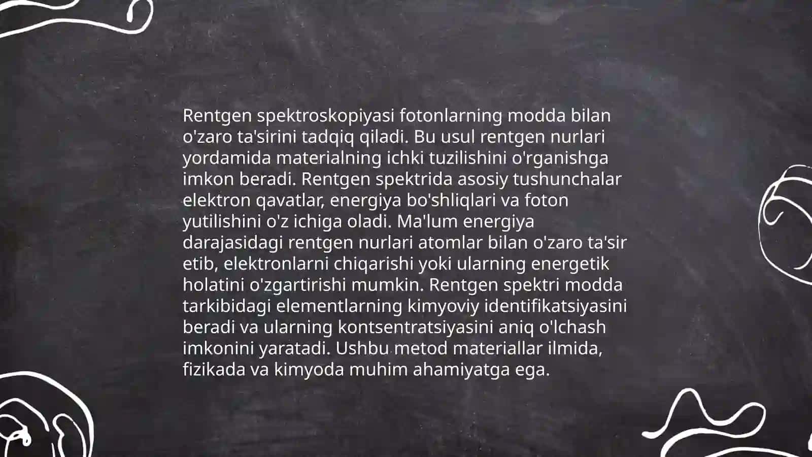 Rentgen spektroskopiyasi 3