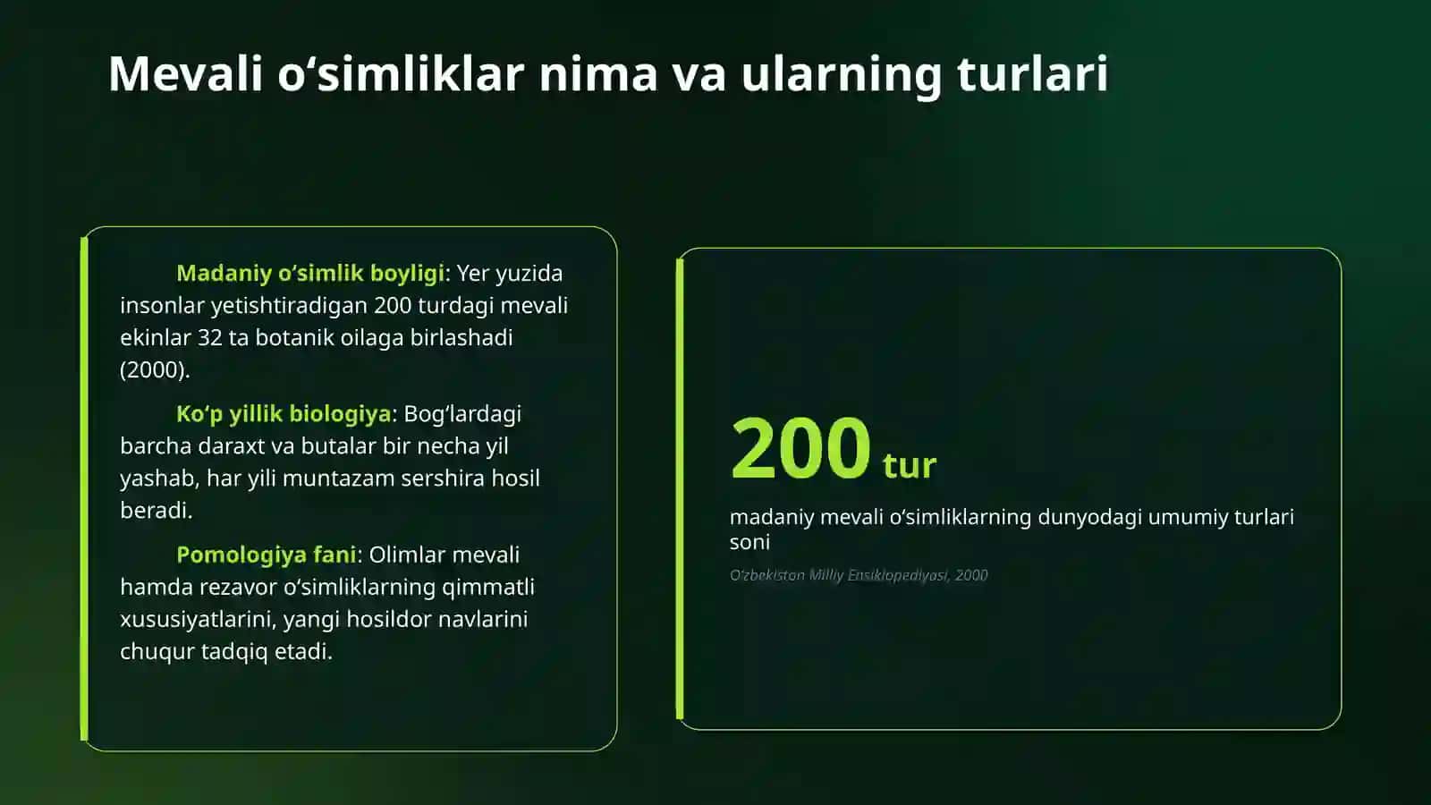 Mevali õsimliklar 3