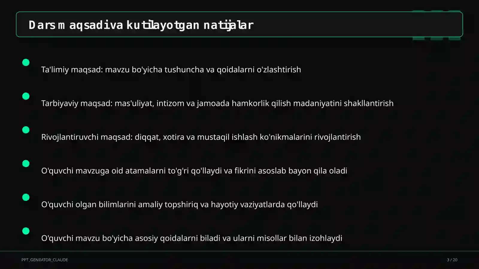 Haykaltaroshlik: loydan shakl yasash (4-sinf) 3