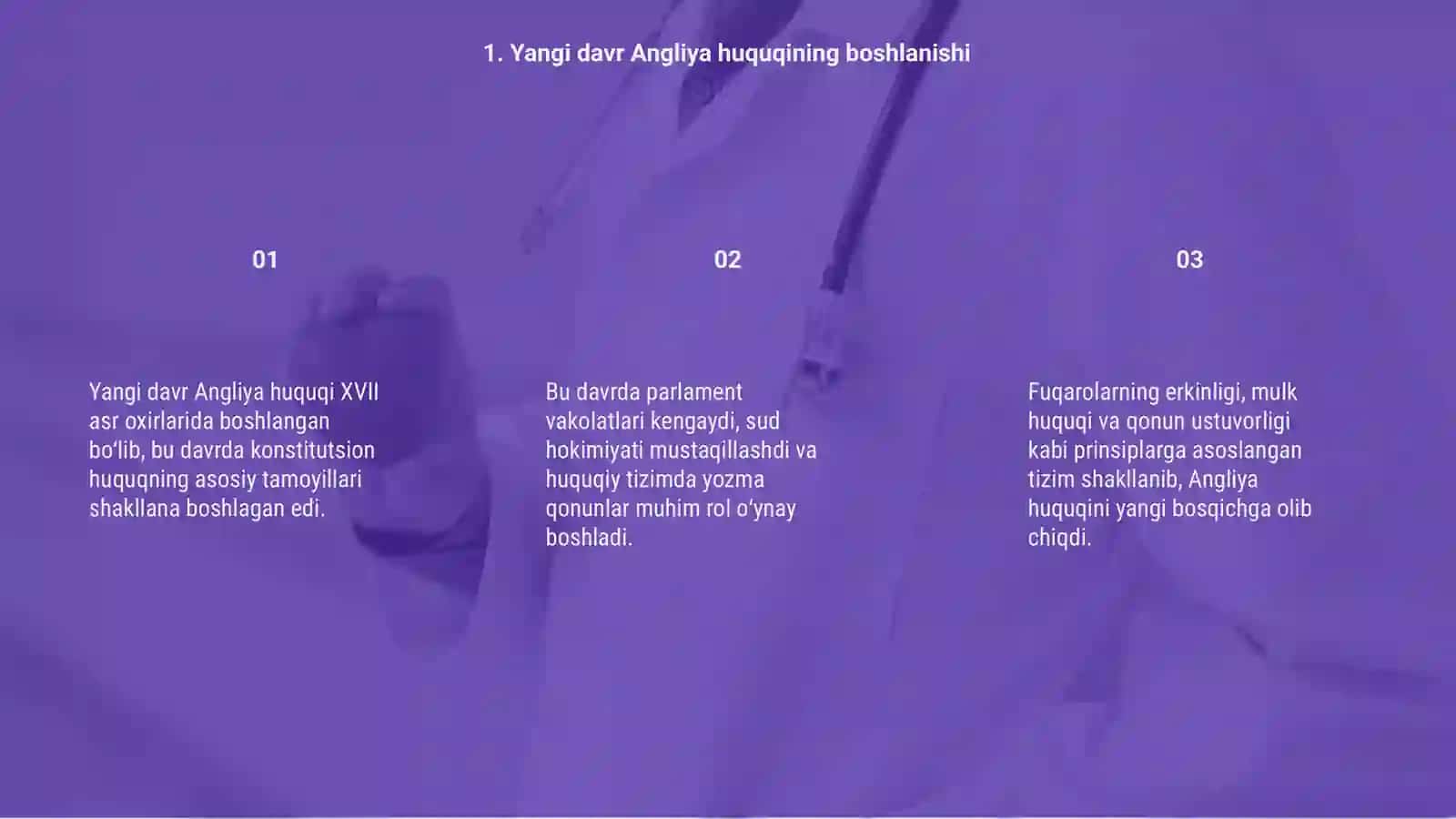 Yangi davr Angliya huquqi 3